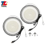 2 Pcs 150W 5000K Ufo Led High Bay Light With Safety Cord Commercial Factory. Fixed Price $42.83.