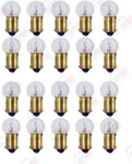 20X 57 Light Bulb Miniature Gauge Cluster Instrument Panel 12V G-4.5 BA9S Lot. Fixed Price $19.03.