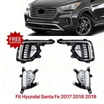Fit Hyundai Santa Fe 2017 2018 2019 Front Fog Lights With Bezels Covers 4PCS. Fixed Price $349.79.