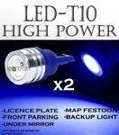 2 Pairs T10 Led High Power Blue Replacements Check Engine Indicator Lamps T549. Fixed Price $9.99.