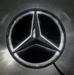 MOTO7 For 16-20 Benz Class Chrome Car Led Emblem Badge Grill Logo Star Light. Fixed Price $29.42.