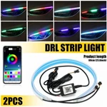 2PCS 60CM Rgb Flexible Drl Strip Car Headlight App Control. Fixed Price $16.14.