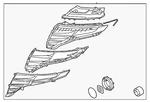 Genuine Hyundai 2022-2024 Tucson Daytime Run Lamp 92207-N9350. Fixed Price $1261.97.