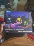 Govee Outdoor Smart String Lights 48 Feet Rgb Clear Bulbs IP67 Alexa Google New. Fixed Price $65.00.