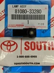 2019-20 Toyota RAV4 Floor Board Interior Lamp Light Bulb 81080-33280 Oem. Fixed Price $25.00.