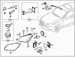 Genuine Mercedes C218 Cls Lamp Unit 2188205161. Fixed Price $2993.80.