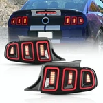 2010-2014 Ford Mustang Led Tail Lights Sequential Brake Lamp Clear Lens Pair. Fixed Price $257.39.