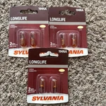 (3X2) Sylvania Longlife 168NA Bulbs Front Side Marker Light Replacement Stock. Fixed Price $26.95.