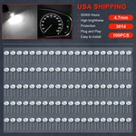 100PCS White Led 3SMD Bulbs Instrument Gauge Cluster Backlight For Gm 12V. Fixed Price $19.29.