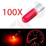 100X Red T5 70 73 74 T1.75 T1-3/4 Dashboard Halogen Mini-wedge Bulb Light. Fixed Price $24.59.