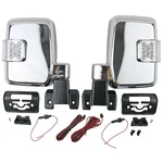 Pair Chrome Electric Side Mirror Led Toyota Land Cruiser 70 LC2 1984-ON. Fixed Price $249.99.