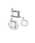 Genuine Mopar Adaptive Speed Control Module Sensor And Bracket 4672757AC. Fixed Price $594.09.