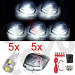 5X Cab Marker 264142BK Smoke Lens Free Bulbs+wiring Accessories Ford F-250. Fixed Price $14.18.