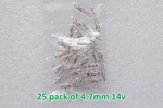 (25) 4.7MM 14V Gm Chevy Gauge Cluster Speedometer Climate Control Lamps Bulbs. Fixed Price $19.99.