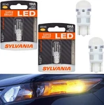 Sylvania Zevo Led Light 194 Amber Orange Two Bulb License Plate Replace Lamp Oe. Fixed Price $25.18.