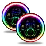 Oracle 7" High Powered Led Headlights Dynamic Colorshift Fits 07-18 Wrangler Jk. Fixed Price $469.00.
