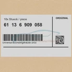 10X Genuine Bmw 61136909058 - Universal Bushing Housing Uncoded Pin 1ER.... Fixed Price $38.84.