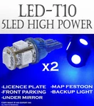 Pcs T10 Led 5050 Chips Blue Direct Plugin Dashboard Check Engine Bulbs Y148. Fixed Price $9.99.