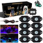 Sunpie 8 Pods Rgbw Rock Lights Aluminium Metal Underglow Kit App Contro.... Fixed Price $90.49.
