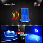 50X Blue 6SMD Led Instrument Panel Cluster Dash Light Bulb T10 194 158 168 2825. Fixed Price $20.22.
