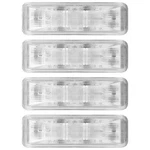 Recon 264130CL Red & Amber Led Fender Lights (4-PIECE Set) Smoked Or Clear Lens. Fixed Price $149.95.
