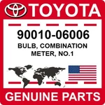 90010-06006 Toyota Oem Genuine Bulb, Combination Meter, NO.1. Fixed Price $6.25.
