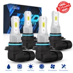 9005 9006 Led Headlights 200W Combo Bulbs 8000K High Low Beam Super White Bright. Fixed Price $27.98.