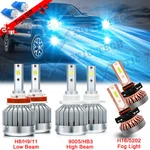 8000K Led Headlight + Fog Bulbs 6X For Chevy Silverado 1500 2500 2007-2015. Fixed Price $44.99.