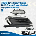 Left Led Drl +fog Light Cover Bezel 2015 Chevy Cruze & 2016 Limited. Fixed Price $87.99.