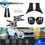 Lh&rh Front Led Fog Lights Lamps Bumper &bezel Kits For 2017-2018 Kia Sportage. Fixed Price $77.76.