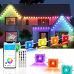 300FT Permanent Outdoor Lights IP67, Smart Rgb+ic Eaves Led With App. Fixed Price $88.99.