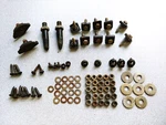 111 Pc Lot Of Used Original Porsche 911 Convertible Top Hardware Screws Clips. Fixed Price $85.00.