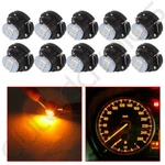 10X T5 T4.7 3014 Led Amber Neo Wedge Lamp Dash Panel Climate Control Lights 12MM. Fixed Price $8.99.