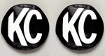Pair Kc Hilites 6" Round Black Fog Driving Stone Covers Vinyl Daylighters. Fixed Price $42.95.