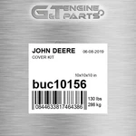 BUC10156 Cover Kit Fits John Deere (surplus Open Box). Fixed Price $435.02.