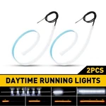 Auxito 24"/60CM Amber Slim Sequential Led Drl Signal Turn Strip For Headlight. Fixed Price $13.99.
