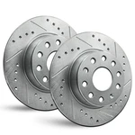 For Audi Quattro 2009-2020 Front Drilled And Slotted Rotors. Fixed Price $236.16.