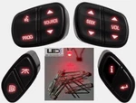 Diy Red Led Upgrade Kit - Trailblazer/envoy Steering Wheel Controls/switches. Fixed Price $99.99.