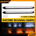 13.6" Drl Led Headlight Strip Lamp Turn Signal Amber White Sequential. Fixed Price $19.99.