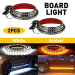2 Running Board Led Light Drl Side Step Strip Bar 60 Inch Bright Amber White Aaa. Fixed Price $20.89.