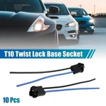 10PCS Car Dc 12V T10 168 194 Wedge Instrument Dash Light Bulb Twist Base Socket. Fixed Price $21.99.