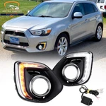 Led Drl Daytime Running Fog Light Cover For Mitsubishi Outlander Sport Asx 13-15. Fixed Price $54.98.
