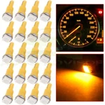 20X 5050 Smd Wedge Gauge Led Light Replacement T5 Base Bulb 2721 74 73 37 Amber. Fixed Price $8.89.
