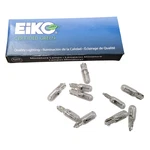 Eiko 86 Sub-miniature Wedge Base Bulbs Package Of 10. Fixed Price $11.95.