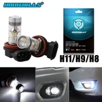 Ironwalls H11 H8 H9 Led Fog Light Bulbs Car Driving Lamp Drl 6000K White 4000LM. Fixed Price $15.15.