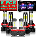 H11 Led Headlight Conversion Bulbs High Low Beam Fog Csp Kit. Fixed Price $28.99.