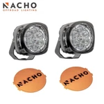 Arb Nacho Quatro 4" Led Flood Lights Pair High/low 120W With Amber/black Covers. Fixed Price $524.99.