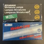 Instrument Panel Bulb WAGNER14V # 57 & Silvania Mini Lighting. Fixed Price $8.50.