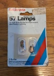Nos 12 Volt Instrument Panel Bulb Sylvania 57 Radio Lighting Heavy Duty. Fixed Price $9.99.