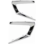 Driver & Passenger Daytime Running Light Trims For 16-18 Chevy Malibu Chrome. Fixed Price $75.86.